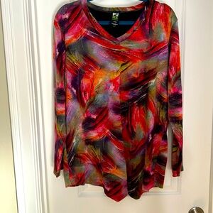 Pure Essence Color flu Tunic Top